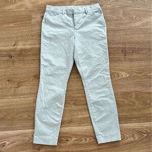GAP Mint Green Modern Skinny Ankle Khaki Pants Size 6